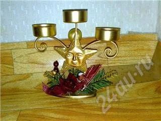 Лот: 248712. Фото: 1. Подсвечник для 3-х свечей "Луна... Разное