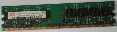 Лот: 3684271. Фото: 1. HYNIX DDR2-533 512MB 1Rx8 PC2-4200U-444-12... Оперативная память