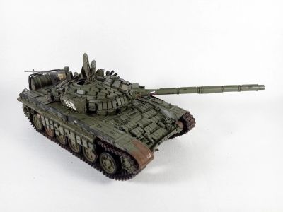 Лот: 14537182. Фото: 1. Модель Т-72Б 1/35. Военная техника