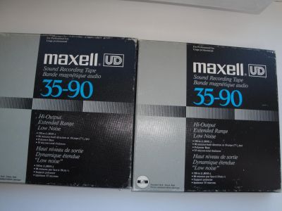 Лот: 14808731. Фото: 1. Катушки maxell UD 35-90 18см... Кассетные деки, магнитофоны