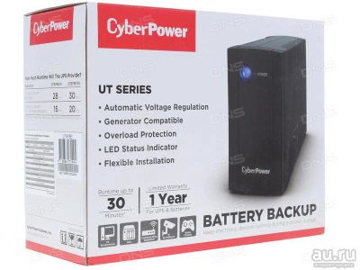 Лот: 12802505. Фото: 1. Новый ИБП Cyberpower UTI875EI... ИБП, аккумуляторы для ИБП