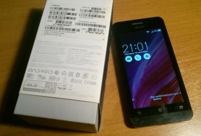 Лот: 8190294. Фото: 1. asus zenfone 4 a450cg black. Смартфоны