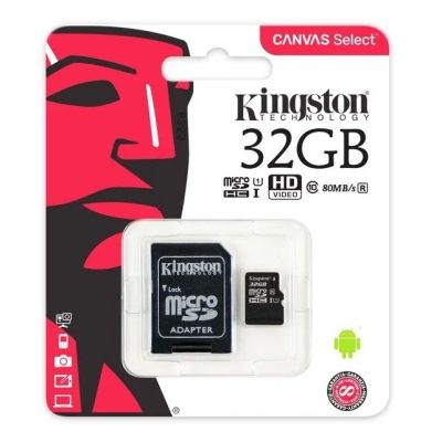 Лот: 12181001. Фото: 1. Карта памяти MicroSD 32GB Kingston... Карты памяти