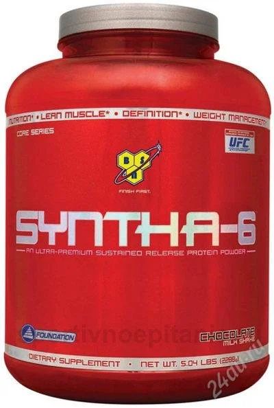 Лот: 2917535. Фото: 1. Комплексный протеин от BSN Syntha-6... Спортивное питание, витамины