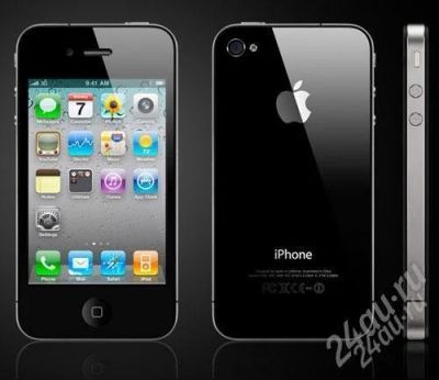 Лот: 821898. Фото: 1. Apple iPhone 4 32GB Black США... Смартфоны