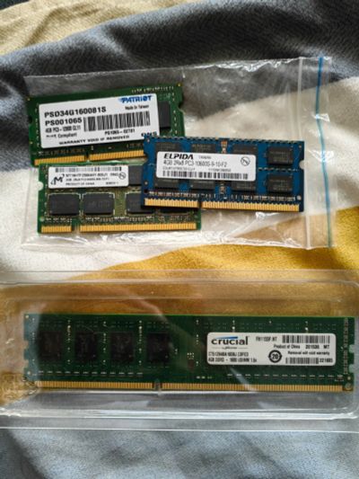 Лот: 25669527. Фото: 1. DDR3 несколько штук. Оперативная память