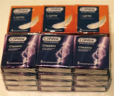 Лот: 2597118. Фото: 1. презервативы contex 12упаковок... Презервативы