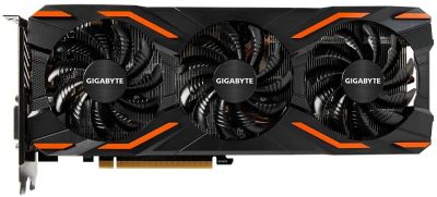Лот: 15092559. Фото: 1. Видеокарта Gigabyte GTX 1080 OC... Видеокарты