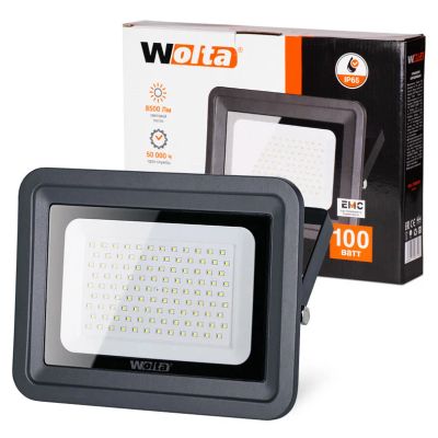 Лот: 14472880. Фото: 1. Светодиодный прожектор Wolta WFL-100W... Другое освещение