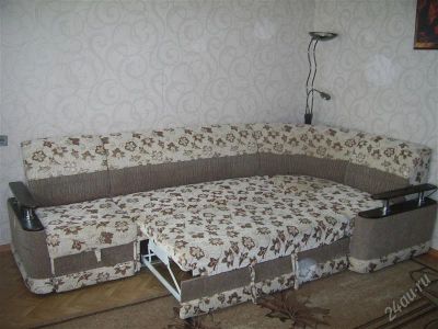 Лот: 2158346. Фото: 1. диван уголок + кресло. Кресла, пуфы