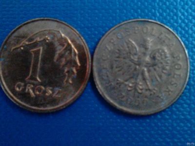 Лот: 13845542. Фото: 1. Монета Польши 1 грош. Европа