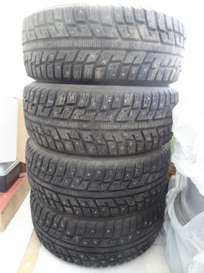 Лот: 6925219. Фото: 1. Шины Kumho KW22 шипы R16. Шины
