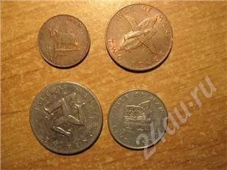 Лот: 6162. Фото: 1. Остров Мэн. 1,2,5 и 10 пенсов. Красноярск