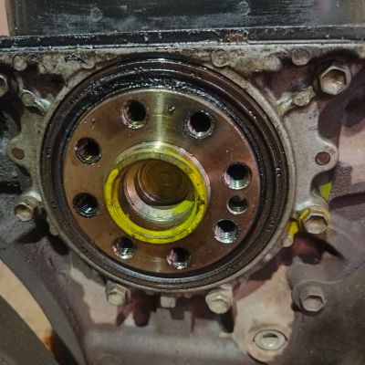 Лот: 24643690. Фото: 1. Блок двигателя Toyota 3-sfse. Двигатель и элементы двигателя