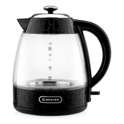 Лот: 24468611. Фото: 1. Электрический чайник Brayer BR1047. Чайники, кофемашины, кулеры