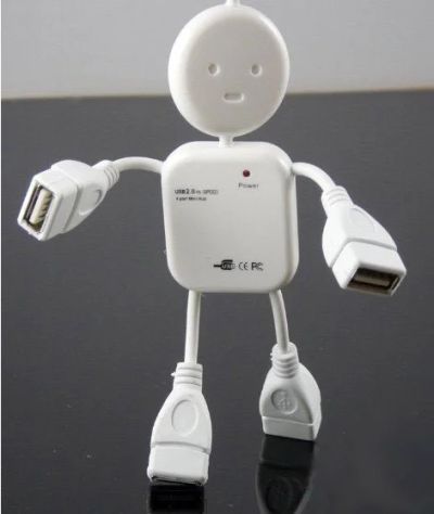 Лот: 3836686. Фото: 1. USB HUB человек ( разветвитель... Другое (сувениры, подарки)