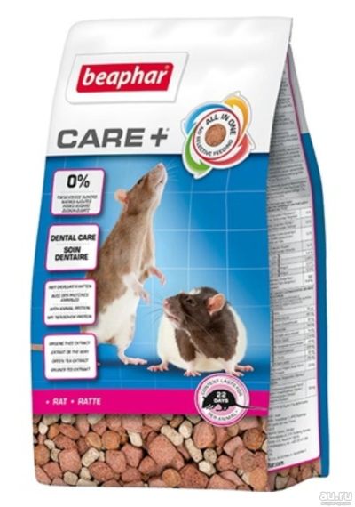 Лот: 17805473. Фото: 1. Корм для крыс Beaphar Care+ Rat... Корма