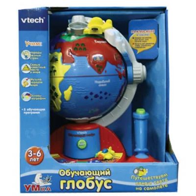 Лот: 3226858. Фото: 1. Обучающий глобус. Vtech (5 программ... Развивающие
