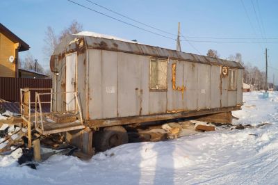 Лот: 5041030. Фото: 1. Вагончик строительный (бытовка... Бытовки, вагончики строительные