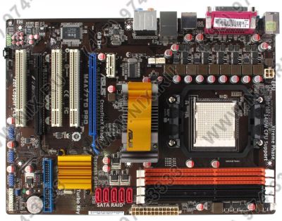 Лот: 9981897. Фото: 1. Материнская плата ASUS M4A77TD... Материнские платы