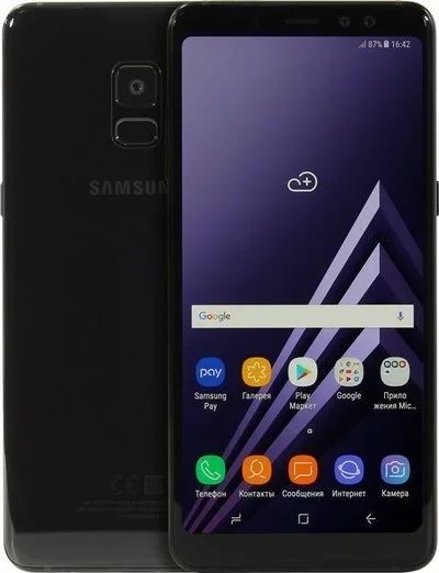 Лот: 11439552. Фото: 1. Смартфон 6" Samsung Galaxy A8... Смартфоны