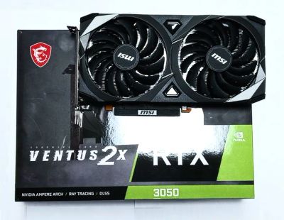 Лот: 25855576. Фото: 1. Видеокарта GeForce RTX3050 8GB... Видеокарты