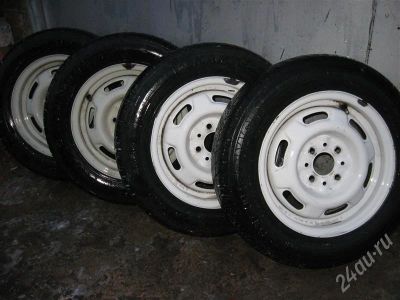 Лот: 316002. Фото: 1. Комплект летних б\у колес для... Шины