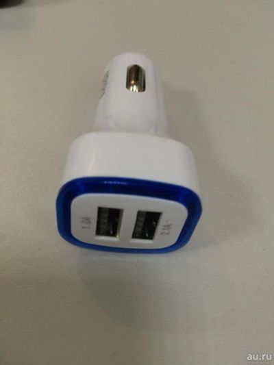 Лот: 8416779. Фото: 1. Зарядное usb в авто прикуриватель... Дата-кабели, переходники