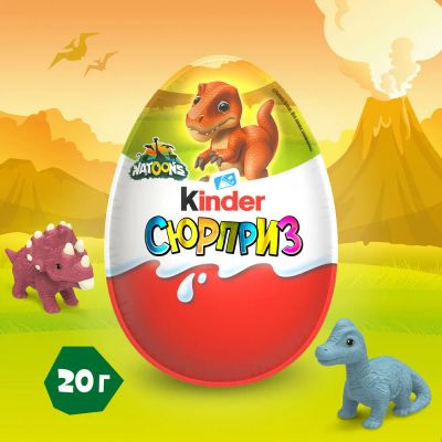 Лот: 25776436. Фото: 1. Kinder Natoons 2025 (динозавры... Игрушки
