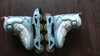 Лот: 11748574. Фото: 1. Роликовые коньки Fila Sky Racer... Роликовые коньки, скейтборды, самокаты