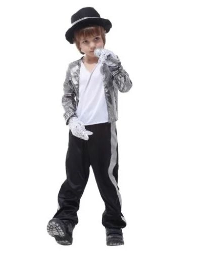 Лот: 10436376. Фото: 1. Новогодний костюм Майкл Джексон. Детские карнавальные, праздничные костюмы