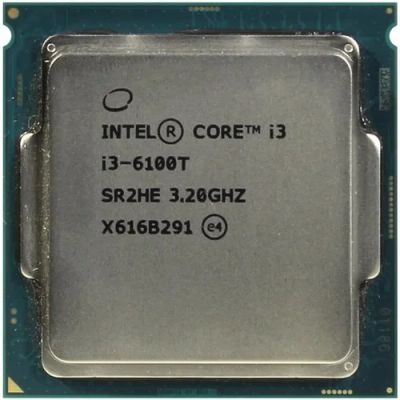 Лот: 16474326. Фото: 1. Процессор Intel® Core™ i3-6100T... Процессоры