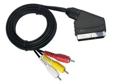 Лот: 13291328. Фото: 1. Аудио видео кабель Scart-3 RCA... Дата-кабели, переходники