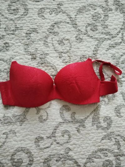 Лот: 25884212. Фото: 1. Бюстгальтер красного цвета. Нижнее бельё