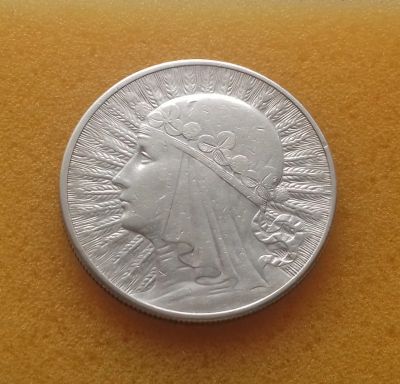 Лот: 9438750. Фото: 1. 10 злотых 1932 года. Польша. Серебро... Европа