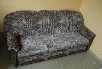Лот: 2218261. Фото: 1. Диван б/у двуспальный. Кресла, пуфы
