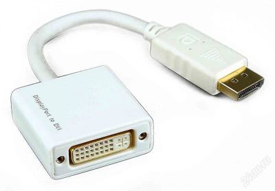 Лот: 1833614. Фото: 1. Пассивный переходник DisplayPort... Шлейфы, кабели, переходники