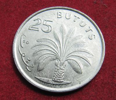 Лот: 20512910. Фото: 1. Гамбия 25 бутутов, 1998 г. Отличная. Африка