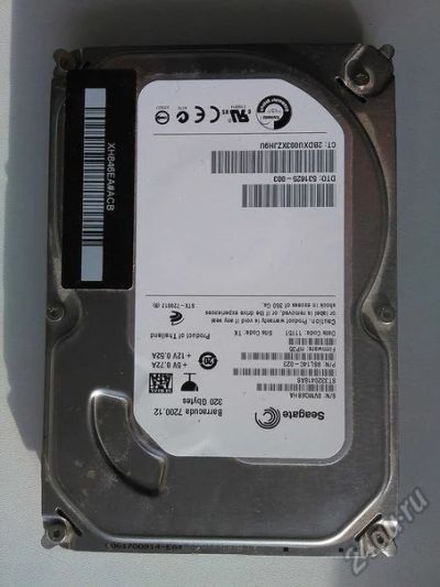Лот: 5916727. Фото: 1. Жесткий диск на 320 гб. Жёсткие диски (HDD)