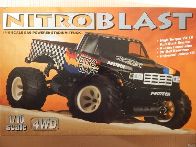 Лот: 15844115. Фото: 1. 1:10 Монстр 4WD Nitro Blast от... Автомоделизм