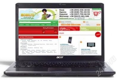 Лот: 1252169. Фото: 1. Игровой Acer AS5739G Core 2 Duo... Ноутбуки