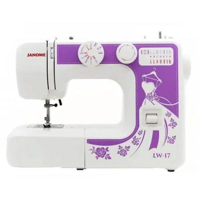 Лот: 24443910. Фото: 1. Швейная машина Janome LW-17. Швейная, вязальная
