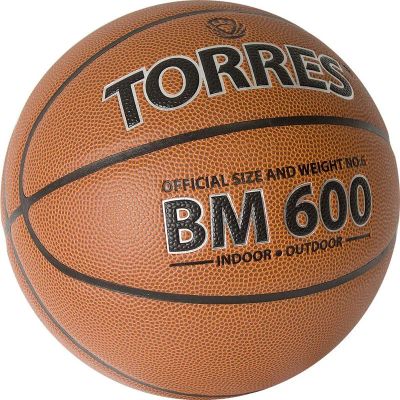 Лот: 22362573. Фото: 1. Мяч баскетбольный Torres BM600... Мячи, ракетки, шайбы, клюшки