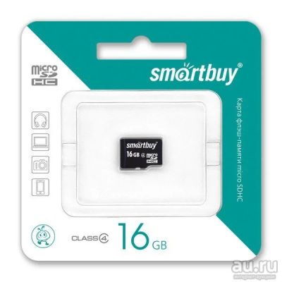 Лот: 9231333. Фото: 1. 16GB Карта памяти MicroSDHC Smart... Карты памяти
