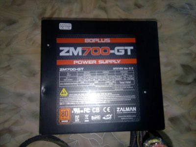Лот: 6512347. Фото: 1. Блок питания 700Вт Zalman ZM700-GT... Корпуса, блоки питания
