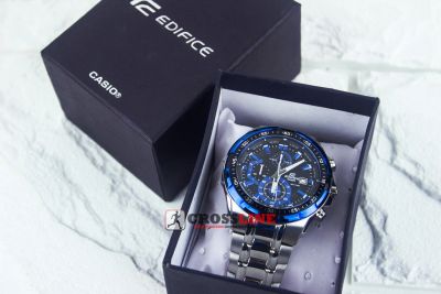 Лот: 11728312. Фото: 1. Часы Casio Edifice black-blue... Другие наручные часы