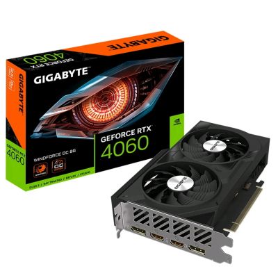 Лот: 21248516. Фото: 1. Gigabyte GeForce RTX 4060 Windforce... Видеокарты