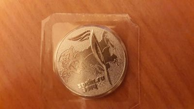 Лот: 3520835. Фото: 1. 25 рублей "Олимпийский факел... Сувенирные банкноты, монеты