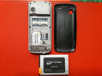 Лот: 12434985. Фото: 1. АКБ для Micromax X1850 Доставка... Кнопочные мобильные телефоны