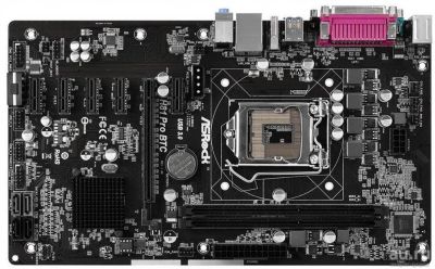 Лот: 9089908. Фото: 1. ASRock H81 PRO BTC R2.0 Bitcoin... Материнские платы